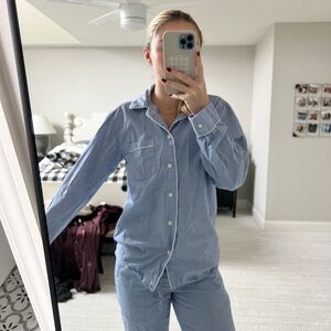 J. Crew Blue Pajama Set